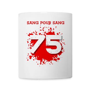 Sang Pour Sang Parisien - 75 - Mug blanc - blanc - Devant