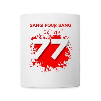 Sang Pour Sang Parisien - 77 - Mug blanc - blanc - Devant