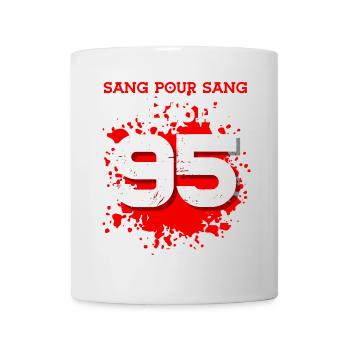 Sang Pour Sang Parisien - 95 - Mug blanc - blanc - Devant