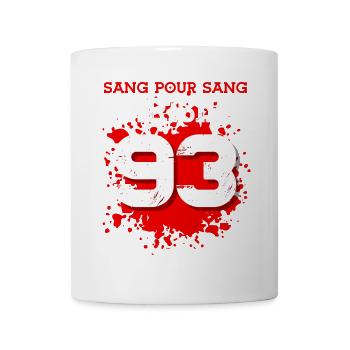 Sang Pour Sang Parisien - 93 - Mug blanc - blanc - Devant