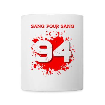 Sang Pour Sang Parisien - 94 - Mug blanc - blanc - Devant