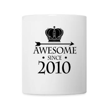 Jahrgang 2010 - Fantastisch seit 2010 - Tasse - Weiß - Vorne