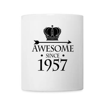 Jahrgang 1957 - Fantastisch seit 1957 - Tasse - Weiß - Vorne