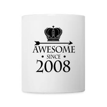 Jahrgang 2008 - Fantastisch seit 2008 - Tasse - Weiß - Vorne