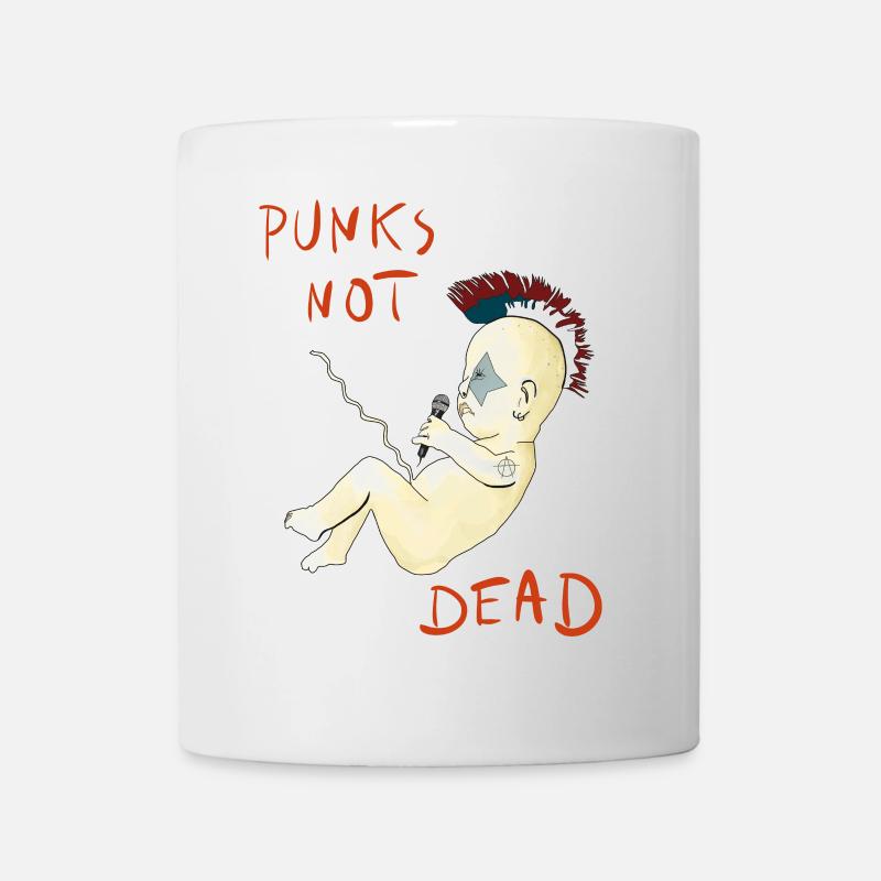 Punks Not Dead - Tasse - Weiß