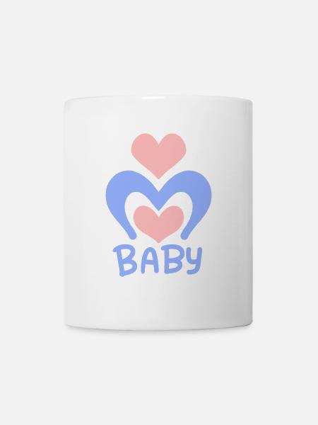Baby Herz - Baby Body - Tasse - Weiß