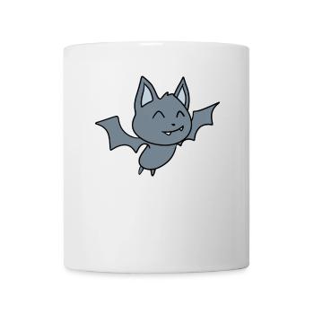 Fledermaus - Tasse - Weiß - Vorne