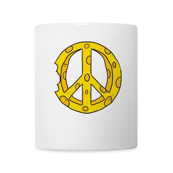 Cheese Peace Peace - Mug - white - Front