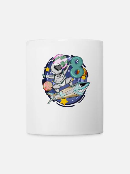 8. Geburtstag Junge - 8 Jahre alt - Ich bin 8 - Tasse - Weiß