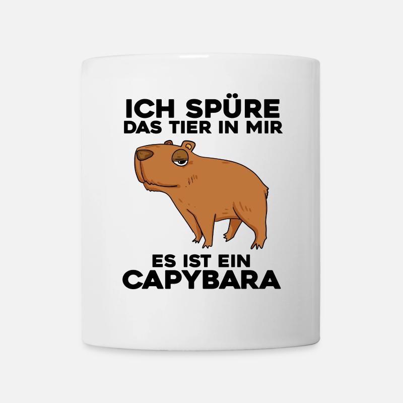 Capybara Wasserschwein - Tasse - Weiß