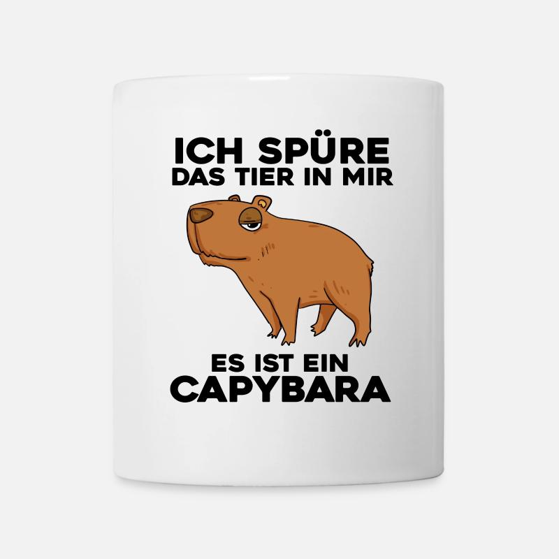 Capybara Wasserschwein - Tasse - Weiß