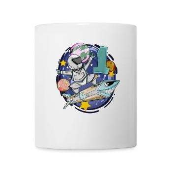 1er anniversaire Astronaute 1 ans Garçon Cadeau - Mug blanc - blanc - Devant