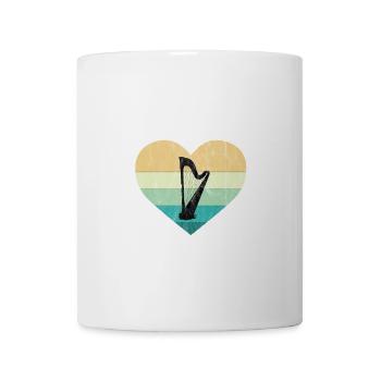 Irlande - J’adore la harpe irlandaise - Mug blanc - blanc - Devant