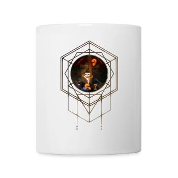 Mystische Symbolik im gotischen Stil - Tasse - Weiß - Vorne