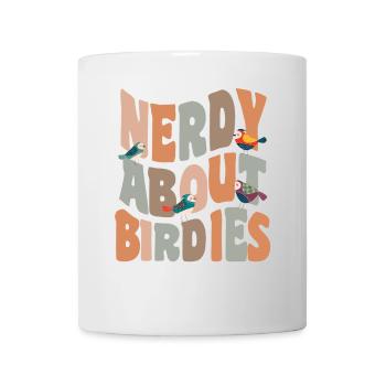Vögel nerdig über Birdies - Tasse - Weiß - Vorne