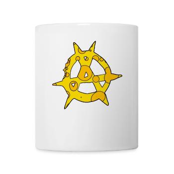 Fromage symbole de l’anarchie - Mug blanc - blanc - Devant