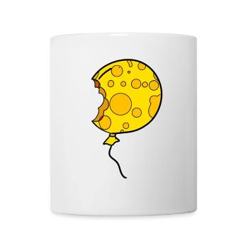 Käse Ballon - Tasse - Weiß - Vorne