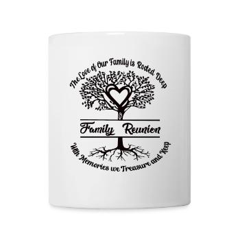 Réunion de famille L’amour de notre famille - Mug blanc - blanc - Devant