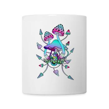 Magic Mushrooms Mushrooms Mushrooms - Eye Art - Mug - white - Front