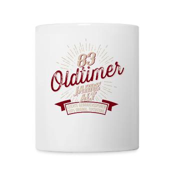 83. Geburtstag Oldtimer - Tasse - Weiß - Vorne