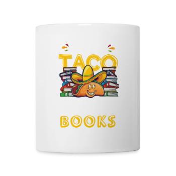 Let's Taco Bout Books Book Lovers - Mug - white - Front