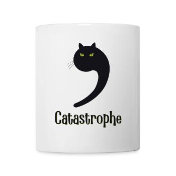 Catastrophe Cat Cats Disaster - Mug - white - Front