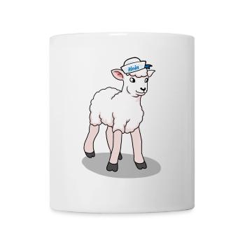 Moin Nordsee Ostsee Schaf Küste Norddeutschland - Tasse - Weiß - Vorne