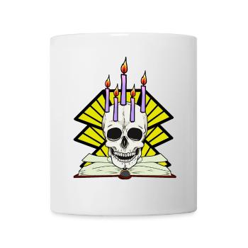 Ghost Ghost Hour Midnight Horror Halloween - Mug - white - Front