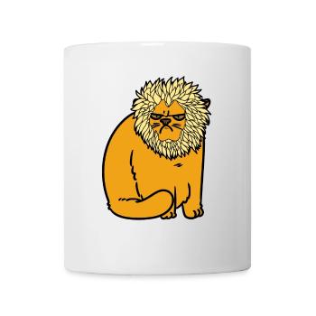 zoo animals zoo lion cat zoology animal welfare evil - Mug - white - Front