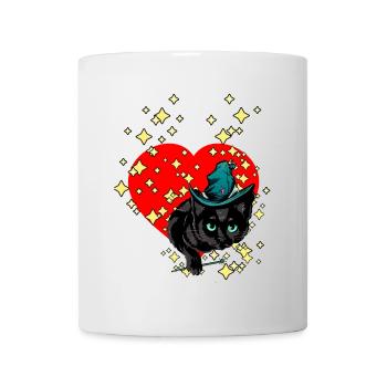 La gueule de bois magique de l’amour de la Saint-Valentin évoque la gueule de bois - Mug blanc - blanc - Devant