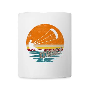 Kitesurfen Kitesurf Kitesurfer Kiteboard - Tasse - Weiß - Vorne