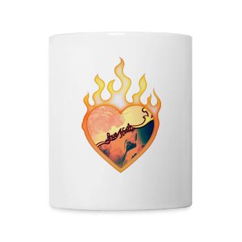 wunderbares Blumendesign - Tasse - Weiß - Vorne