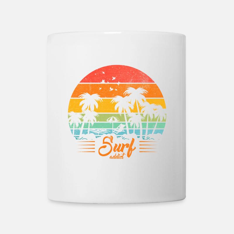 Surf addict - Mug blanc - blanc