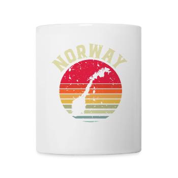 Norwegen - Tasse - Weiß - Vorne