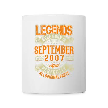 2007 September Birthday Legend - Mug - white - Front