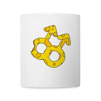 Symbole Double Mars - Mug blanc - blanc - Devant