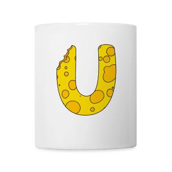 Letter u - Mug - white - Front