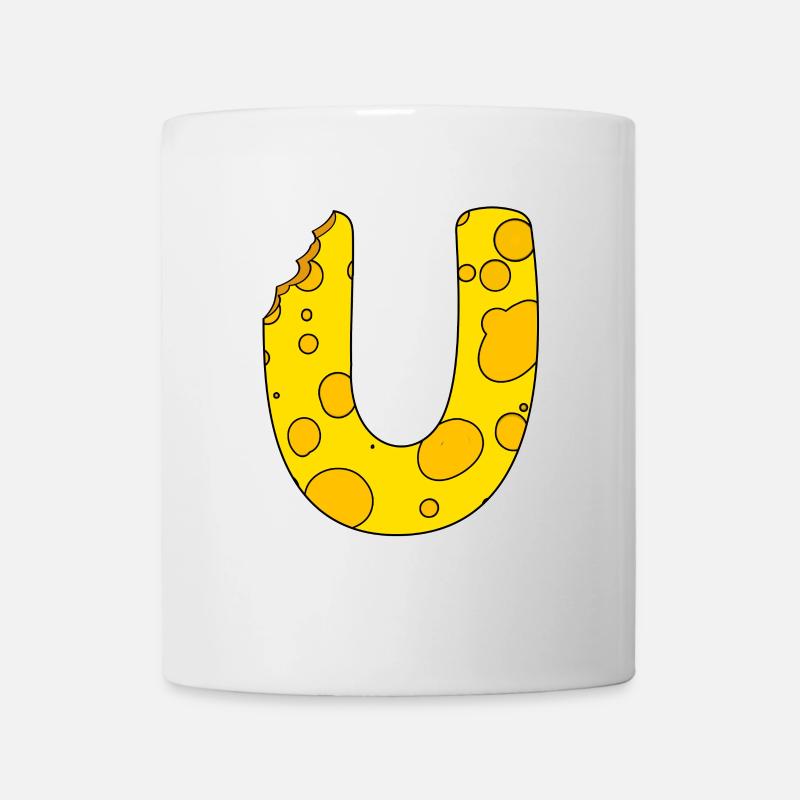 Letter u - Mug - white