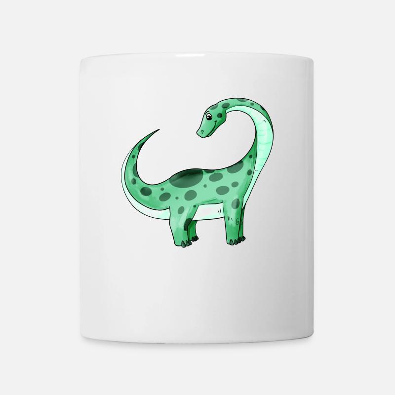 Dinosaurier - Tasse - Weiß