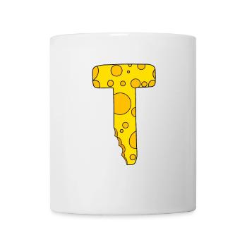 Letter T - Mug - white - Front