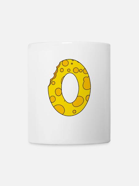 Buchstabe O - Tasse - Weiß