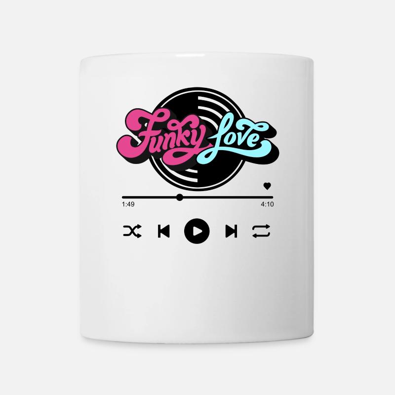 Funky Love - Mug blanc - blanc