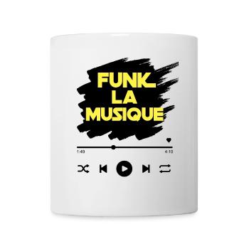 Funk la Musique - Mug blanc - blanc - Devant