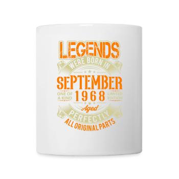 1968 September Birthday Legend - Mug - white - Front