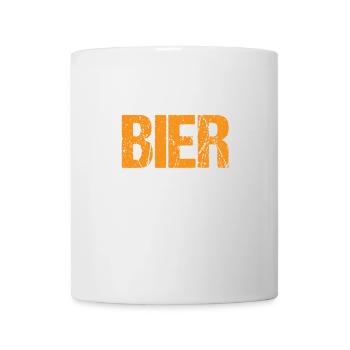 Bier Bierspruch Gib mir Bier und keine Ratschlage - Tasse - Weiß - Vorne