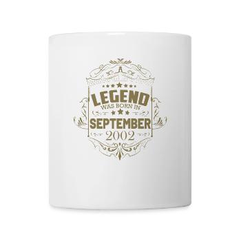 Une légende est née en septembre 2002 - Mug blanc - blanc - Devant