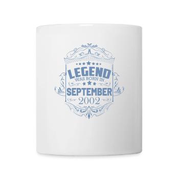 Une légende est née en septembre 2002 - Mug blanc - blanc - Devant