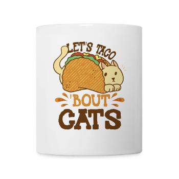 Let's Taco Bout Cats Catlover - Tasse - Weiß - Vorne