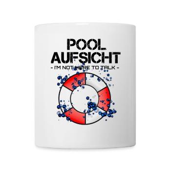 Aufsicht Rettungsschwimmer - Tasse - Weiß - Vorne