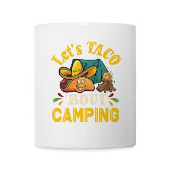 Tacos à propos de Camping Funny Glamping - Mug blanc - blanc - Devant